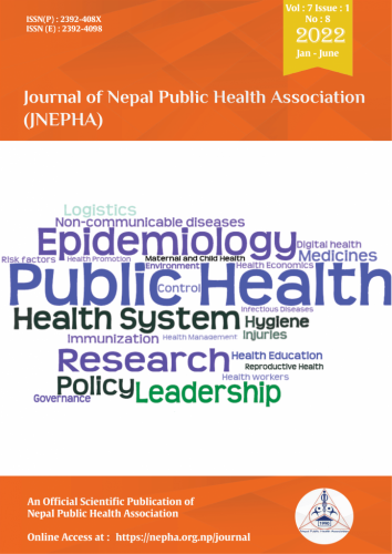 JNEPHA Journal Coverpage